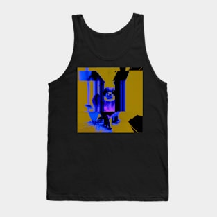 Little One - Glitch Art Surreal Animal Tank Top